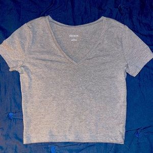 Cute Gray Crop Top 🥰